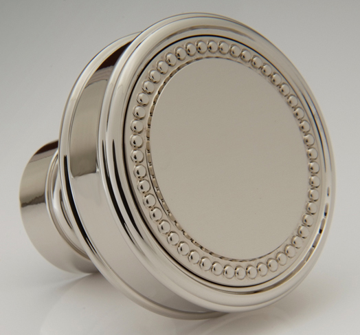 Decorative Hammered Bead Flat Knob
