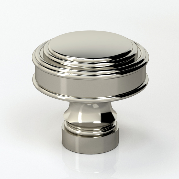 Terrace Hammered Flat Knob