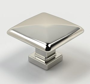 Hudson Hammered Square Knob