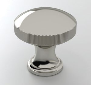 Port Royal Hammered Coin Flat Edge Knob