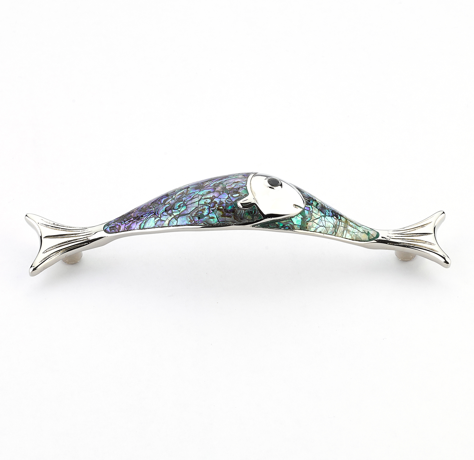 Inlay Fish Design Pull 4-1/2" CC