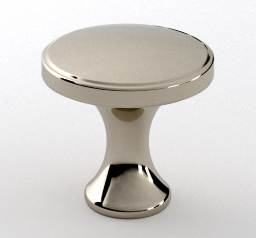 Jamestown Hammered Flat Knob