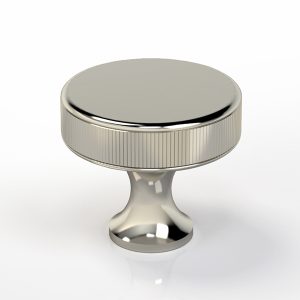 Hudson Hammered Coin Flat Knob