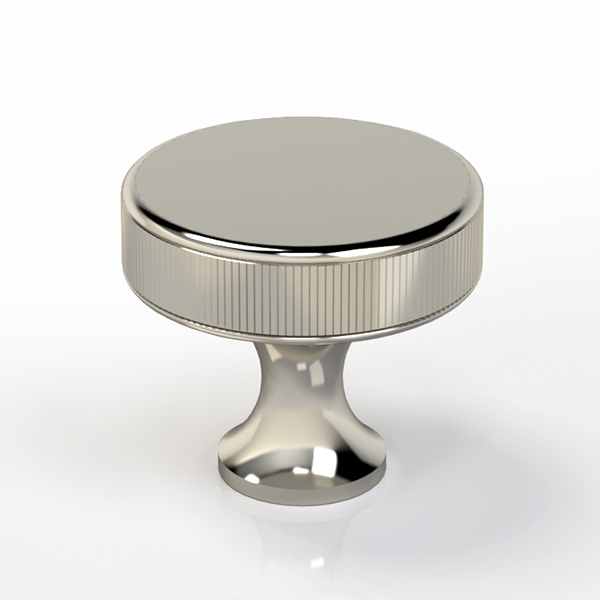 Hudson Hammered Coin Flat Knob