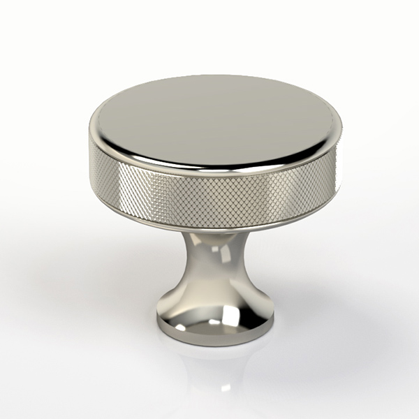 Hudson Hammered Diamond Flat Knob