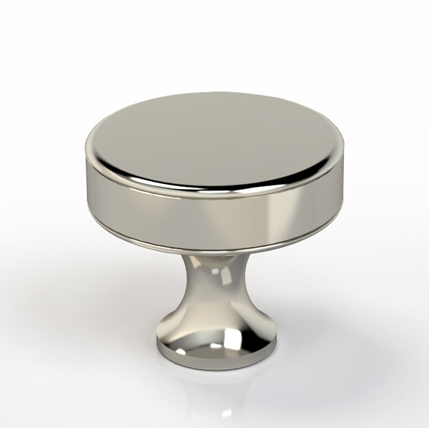 Hudson Hammered Flat Knob