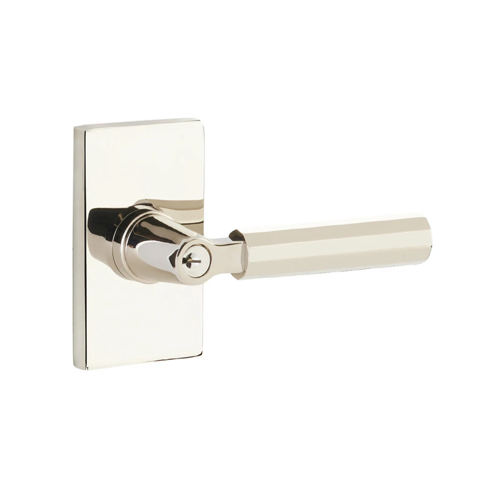 L-Square Faceted Handle Key in Lever - Dummy