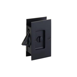 Modern Rectangular Pocket Door Lock - Passage