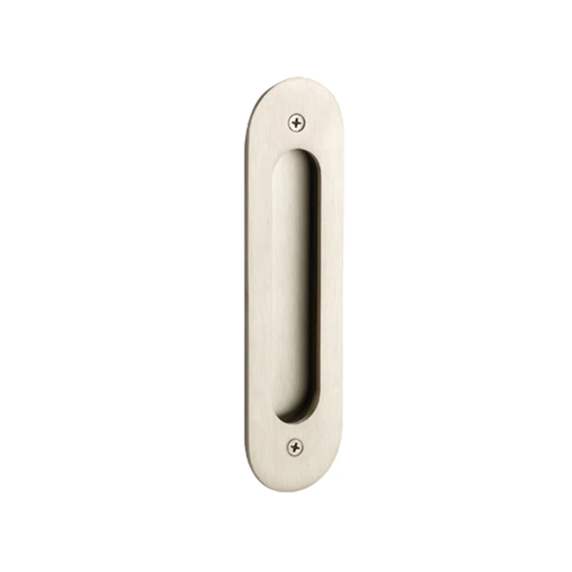 Narrow Oval Pull with Surface Screws