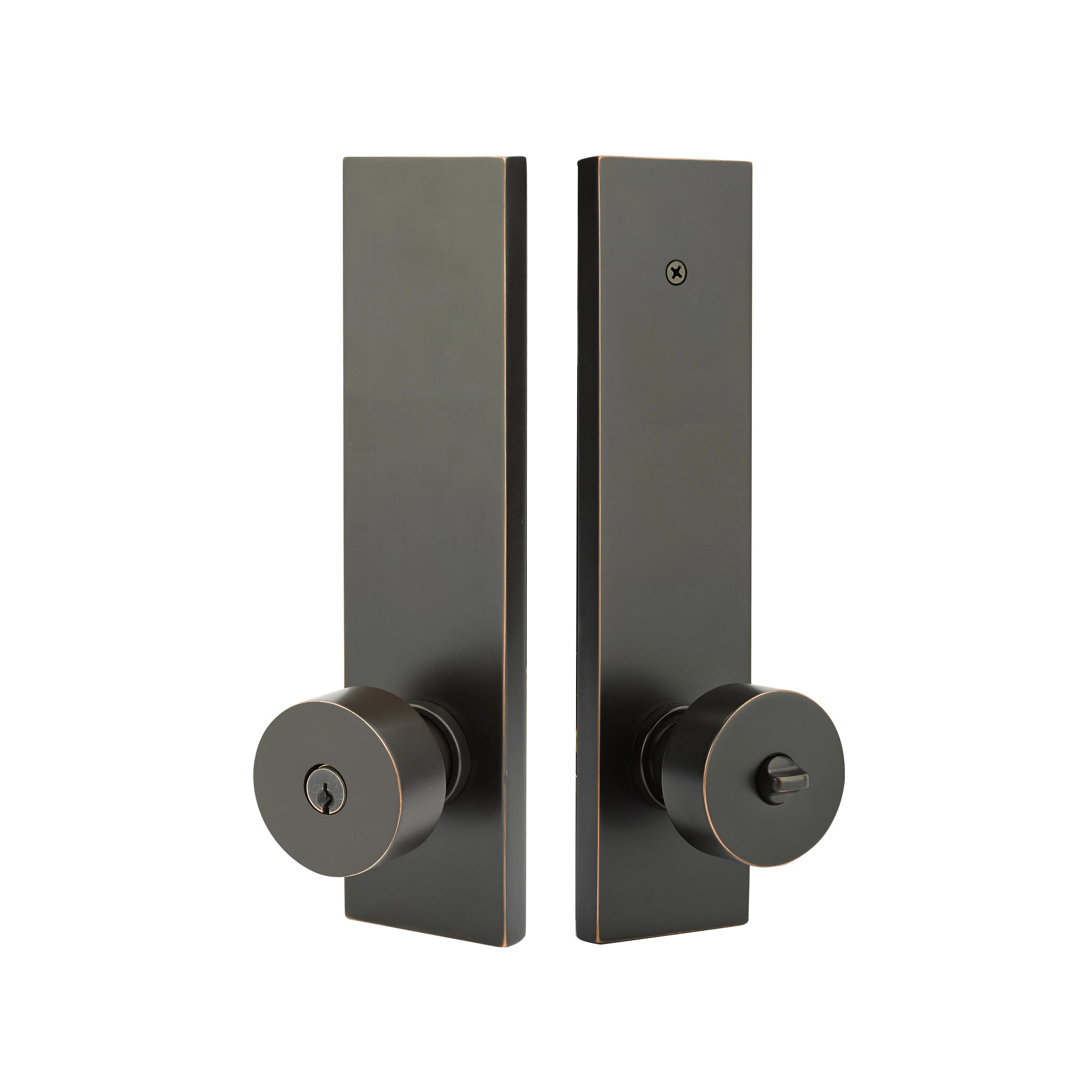 Modern Rectangular Single Point - Single Point Lockset | Dummy Pair