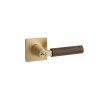 Key In L-Square Walnut Lever