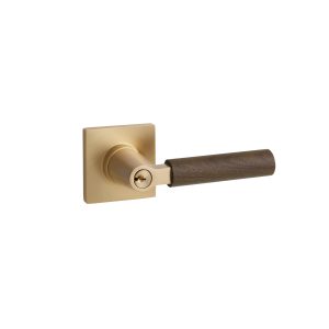 L-Square Walnut Handle Key in Lever - Dummy