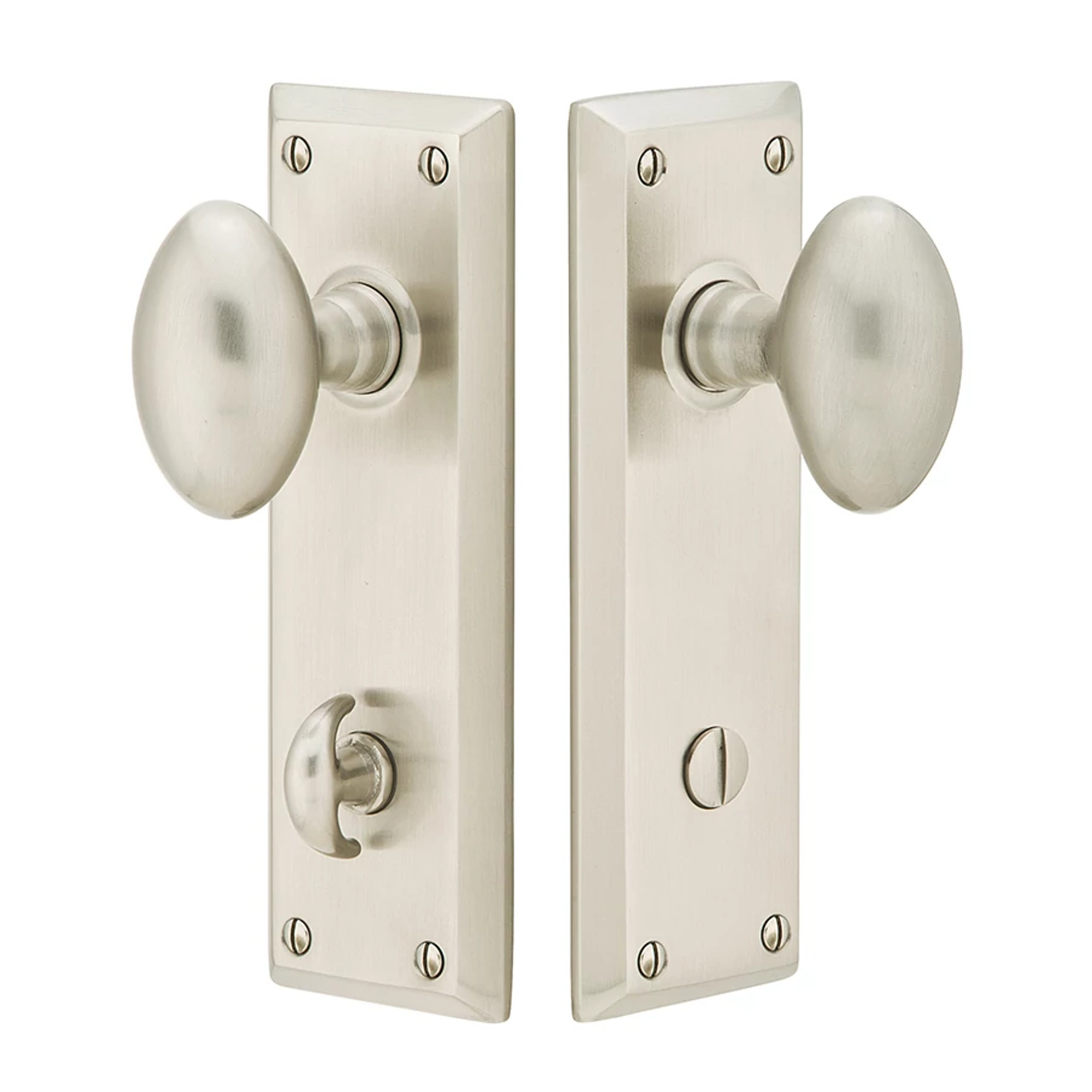 Quincy Style Thumbturn Privacy Non-keyed 3-3/8" C-to-C - Quincy Privacy Thumbturn