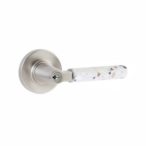 L-Square Light Terrazzo Handle Key in Lever - Dummy