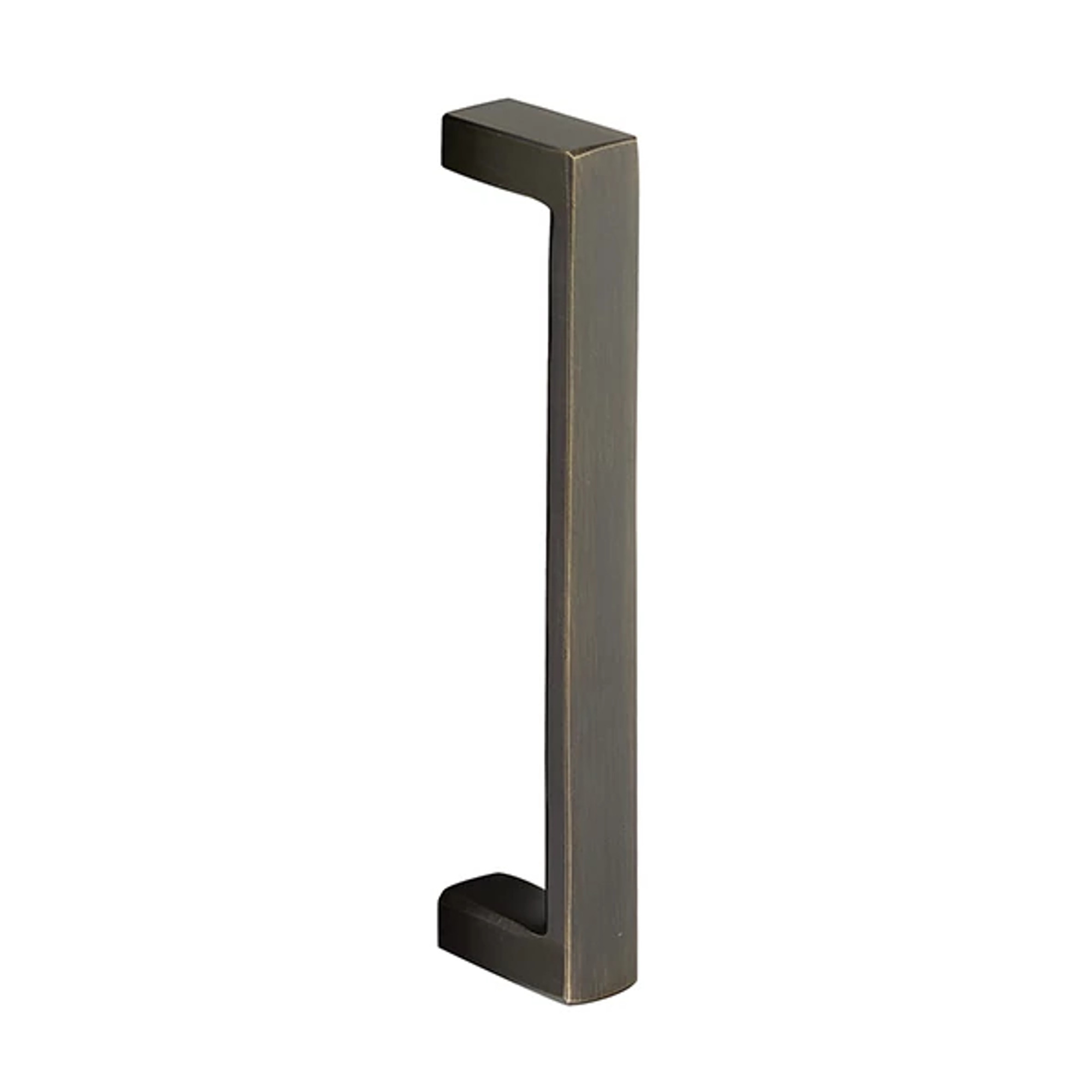 Bronze Rustic Modern Rectangular Pull