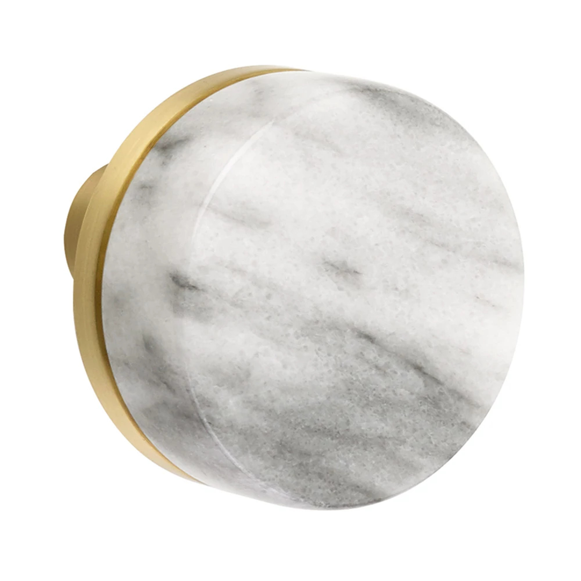 Conical White Marble Knobset - Select Dummy