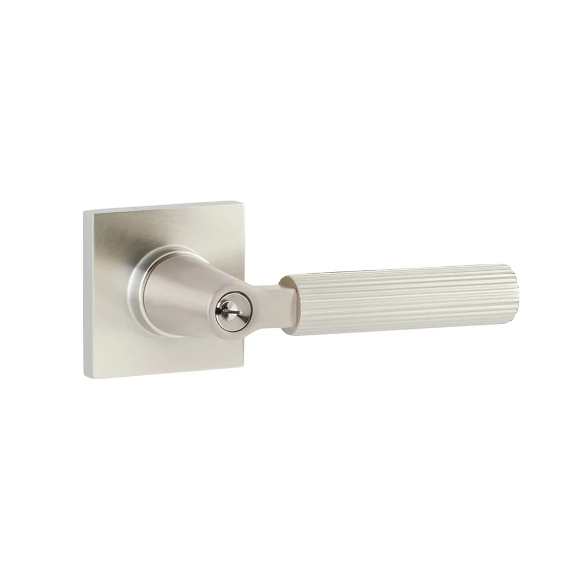 L-Square Straight Knurled Handle Key in Lever - Dummy
