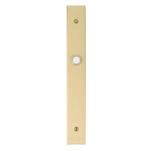1-1/2" x 11" STRETTO Brass with Plate & Button