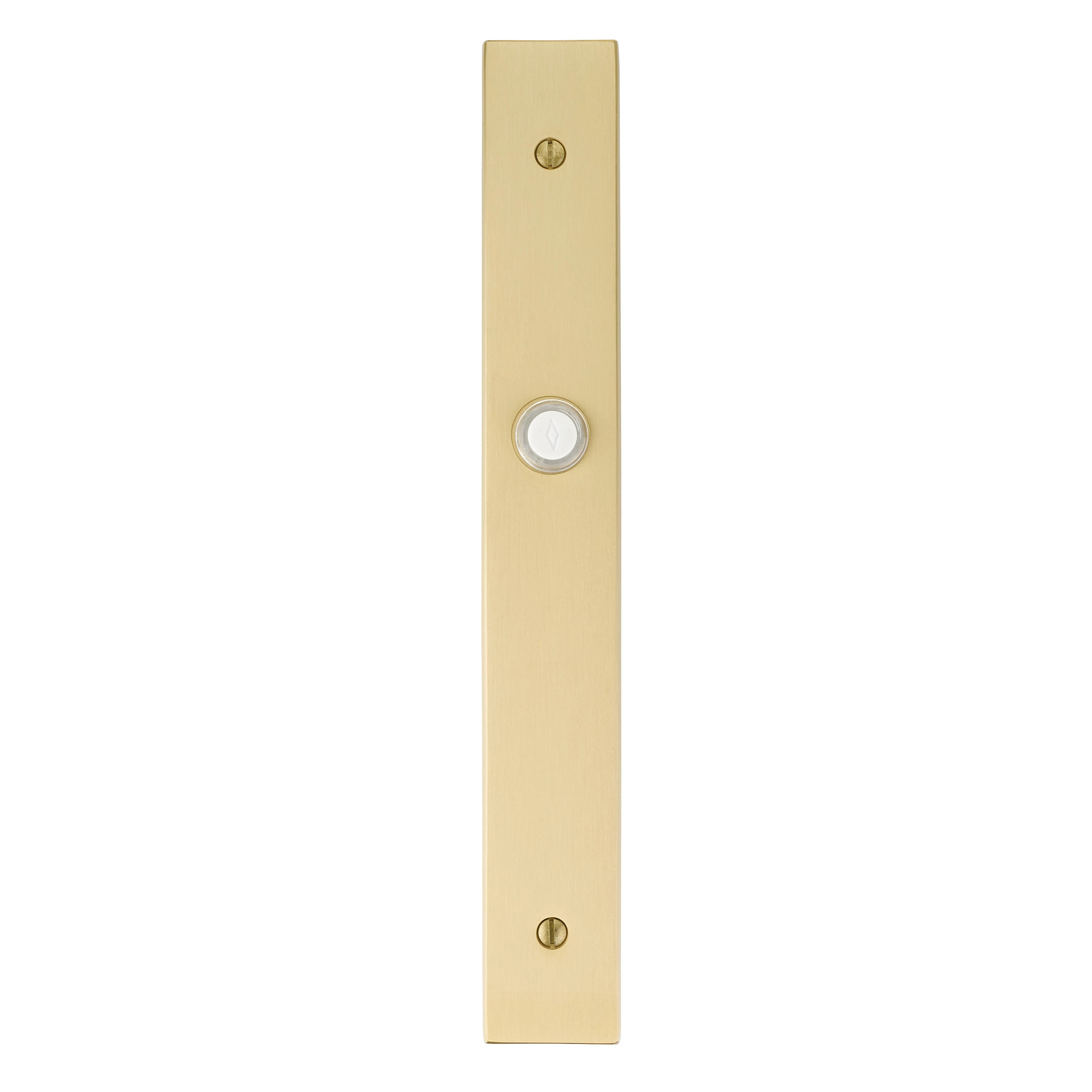 1-1/2" x 11" STRETTO Brass with Plate & Button