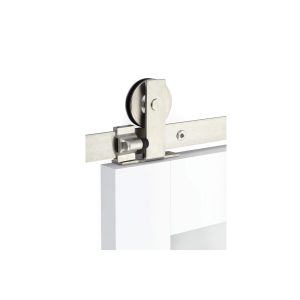 Modern Rectangular Top Mount Hanger (SS) - Double Door