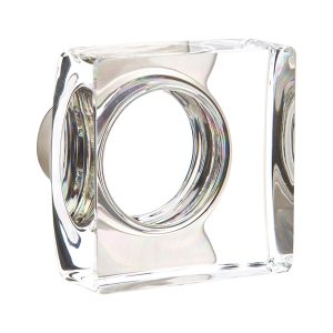 Modern Square Glass Knobset - Dummy