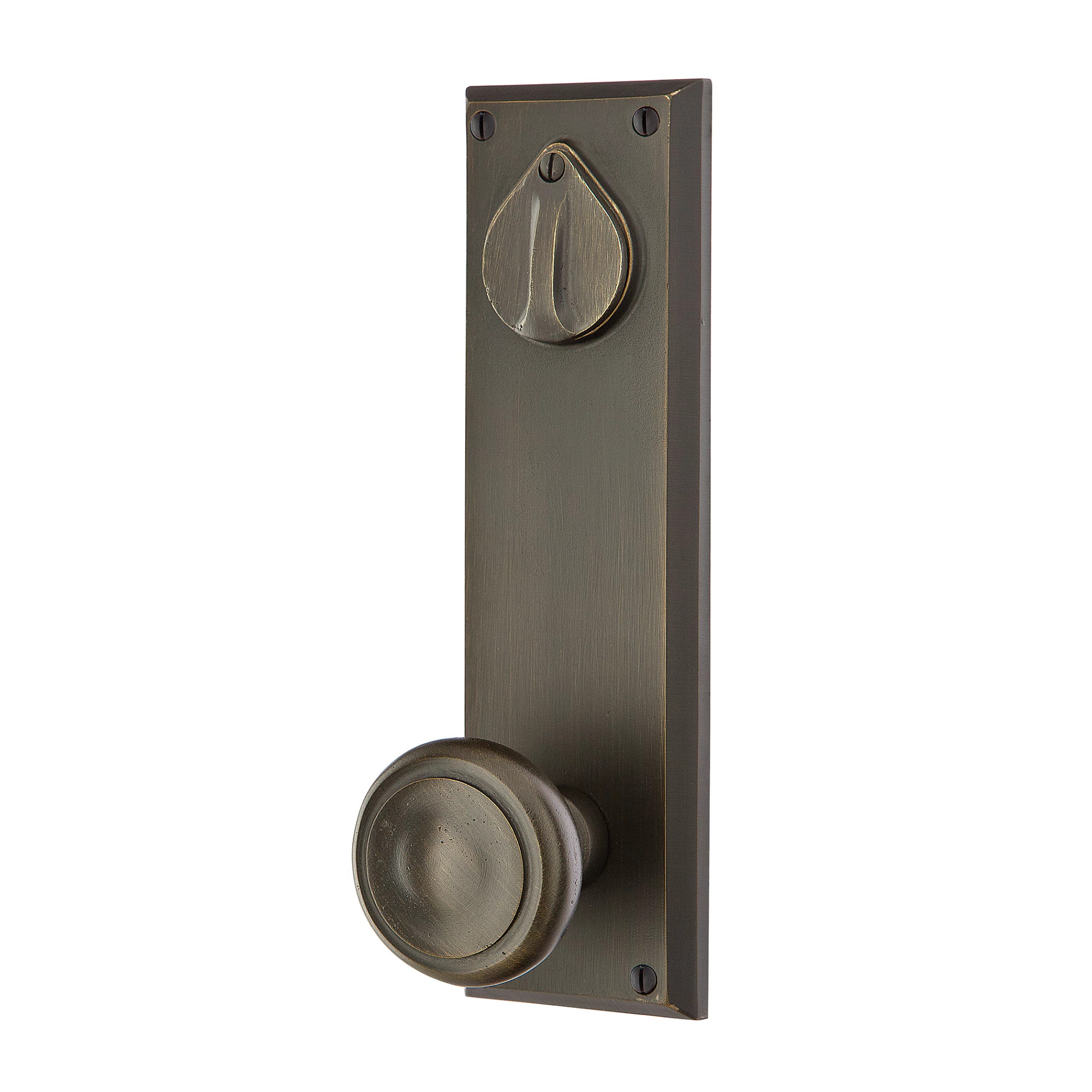 Sandcast Rectangular Style Keyed 5-1/2" C-to-C - Passage Double Keyed