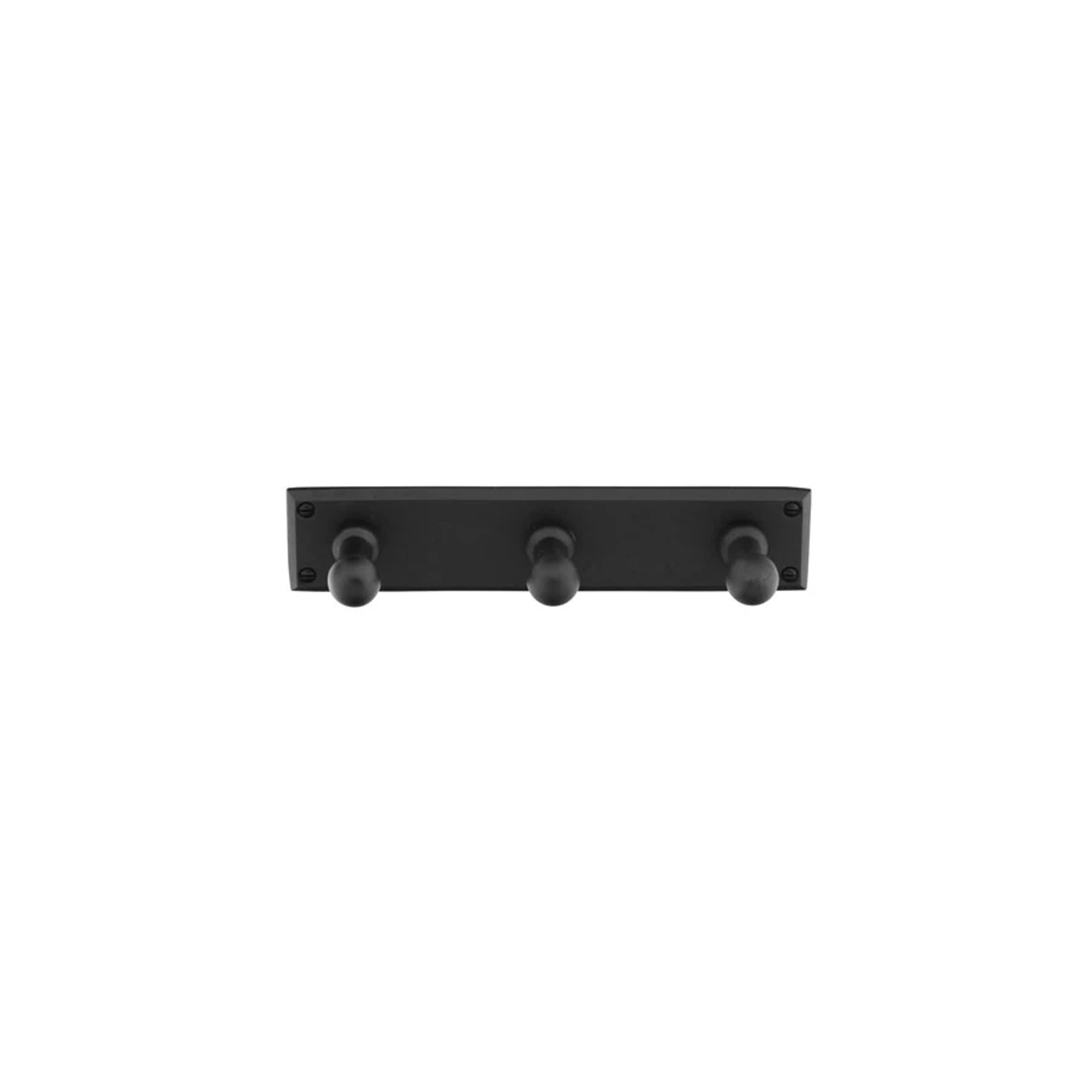Sandcast Bronze 3 Hooks with Rectangular Plate