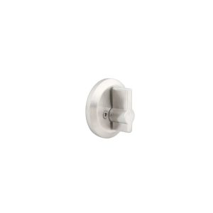Stainless Steel Round Single Sided - Single Sided Deadbolt