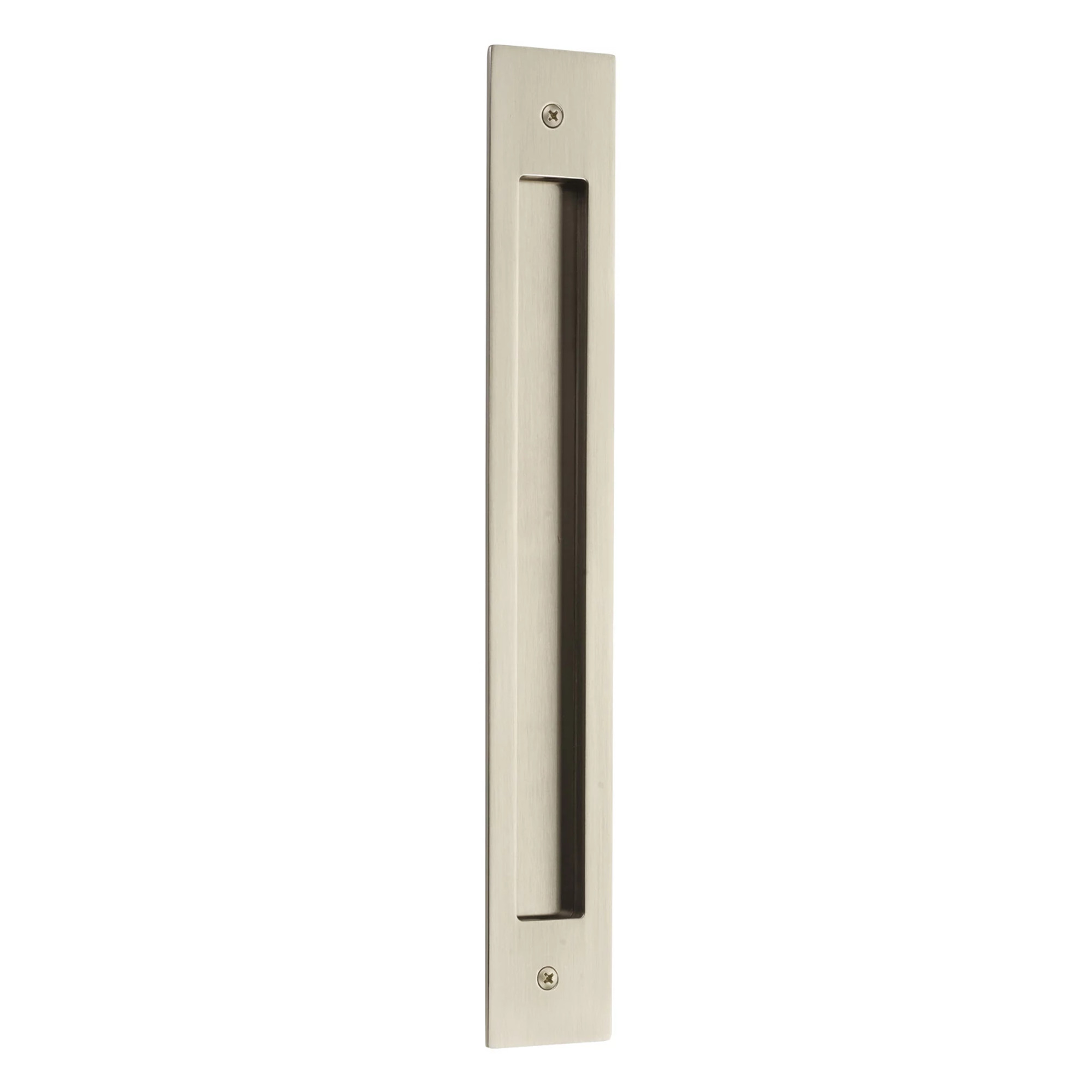 Modern Rectangular Flush Pull for 12" C-to-C Appliance Pull