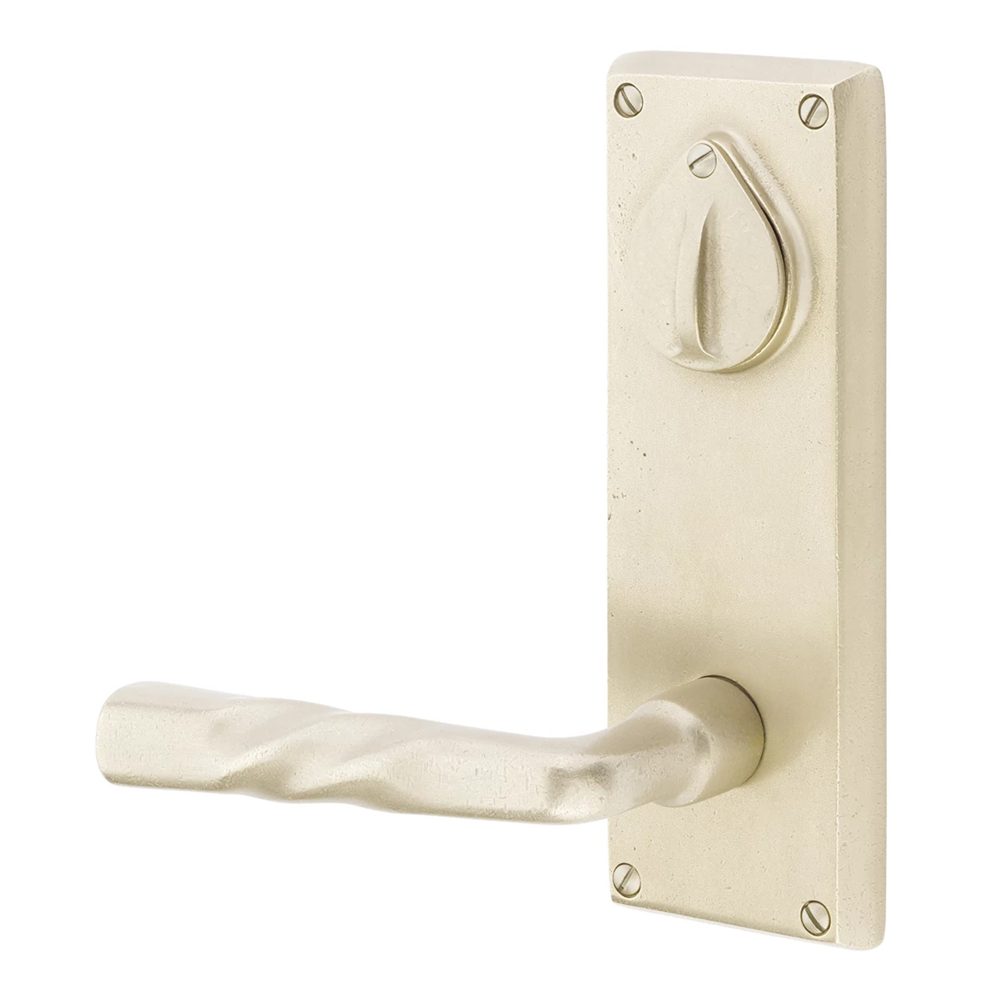 Sandcast Rectangular Style Keyed 3-5/8" C-to-C - Passage Single Keyed