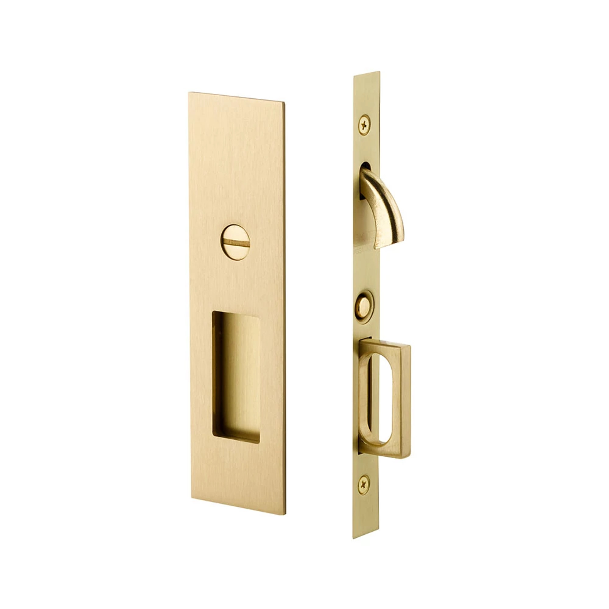 Narrow Modern Rectangular Mortise - Keyed