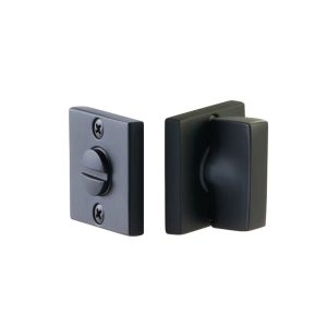 Square Double Rosette Privacy Bolt - Thumbturn Privacy Bolt